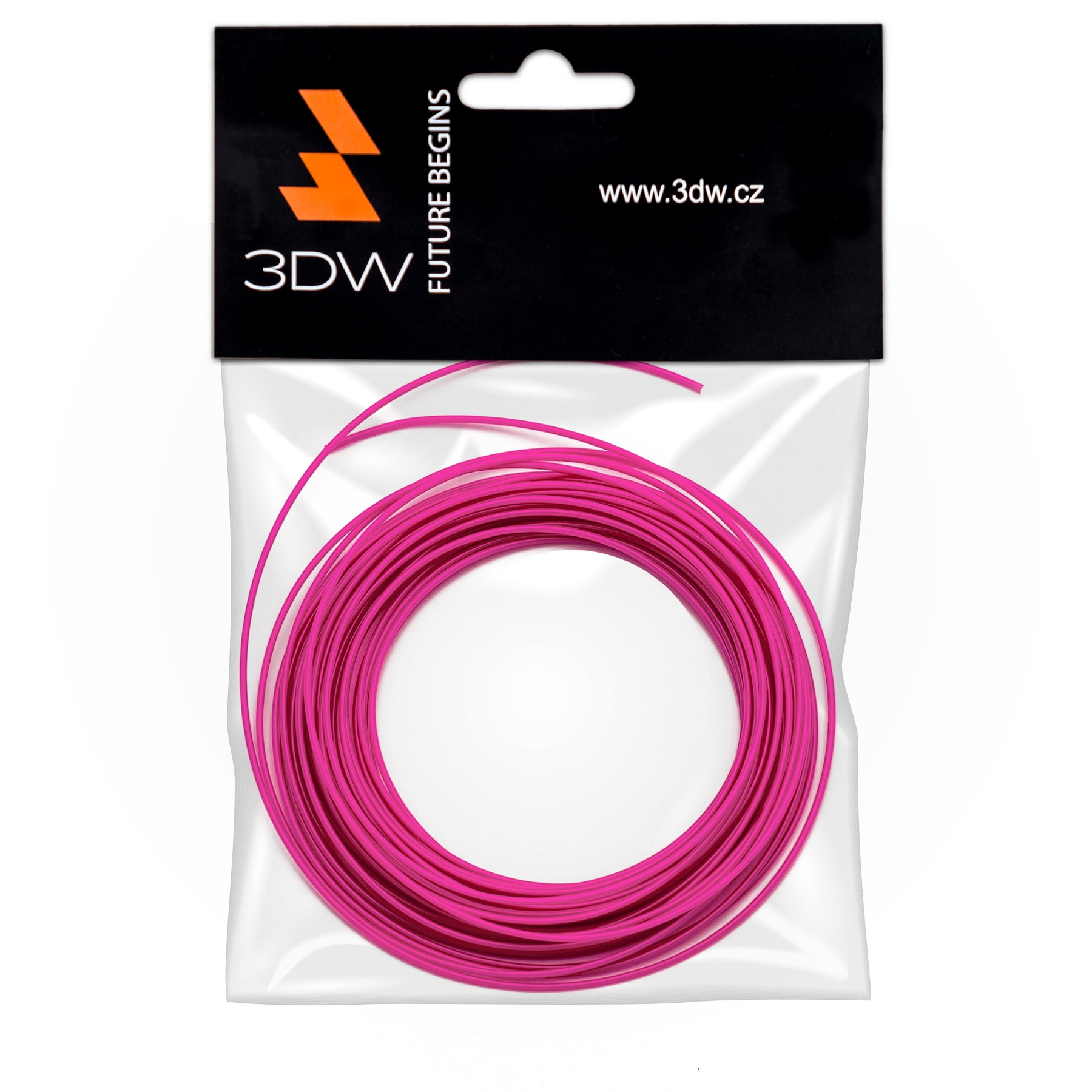 Obrázok 3DW - PLA filament 1,75mm růžová,10m, tisk 190-210°C D12615