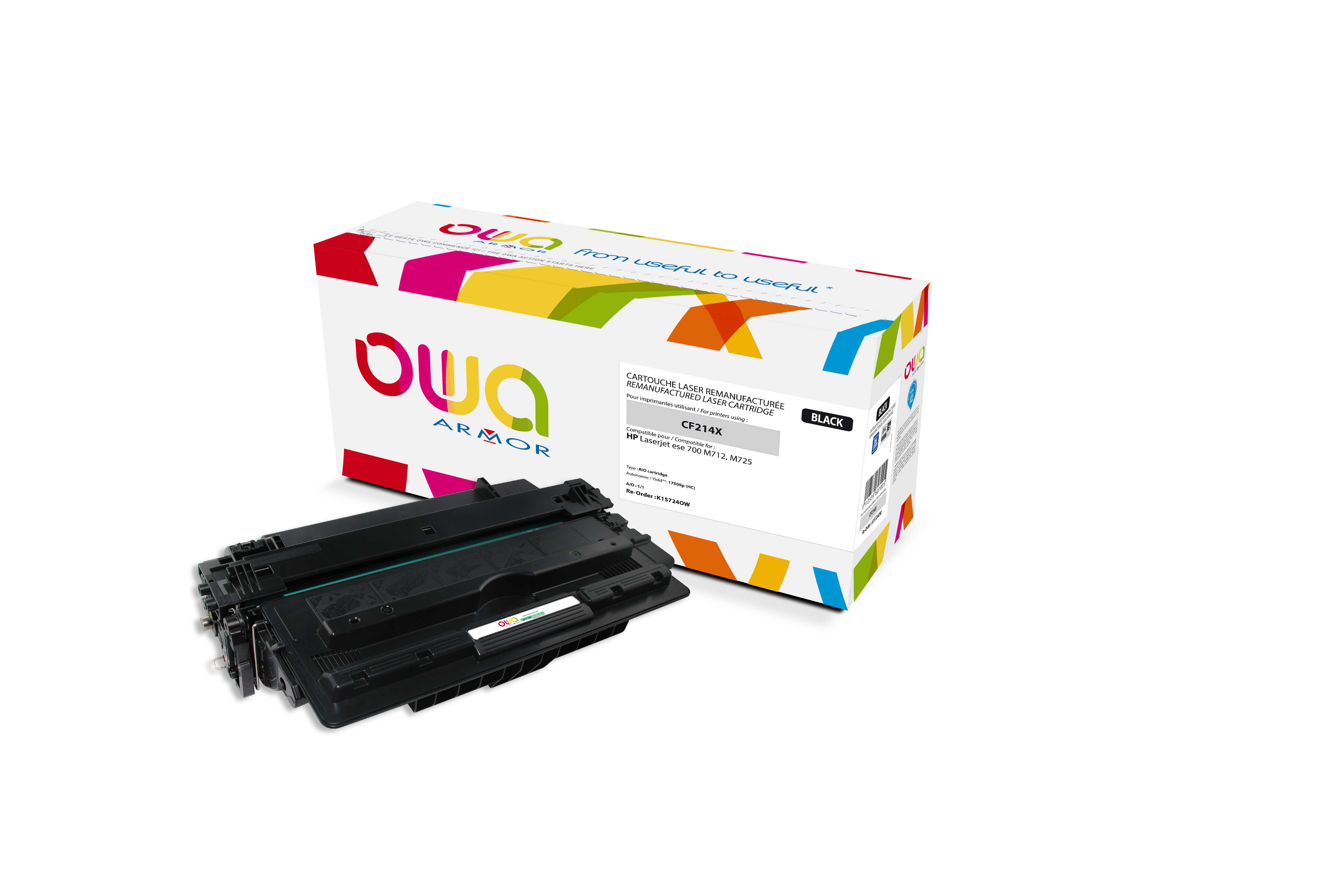 OWA Armor toner kompatibilní s HP CF214X, 17500st, černá/black