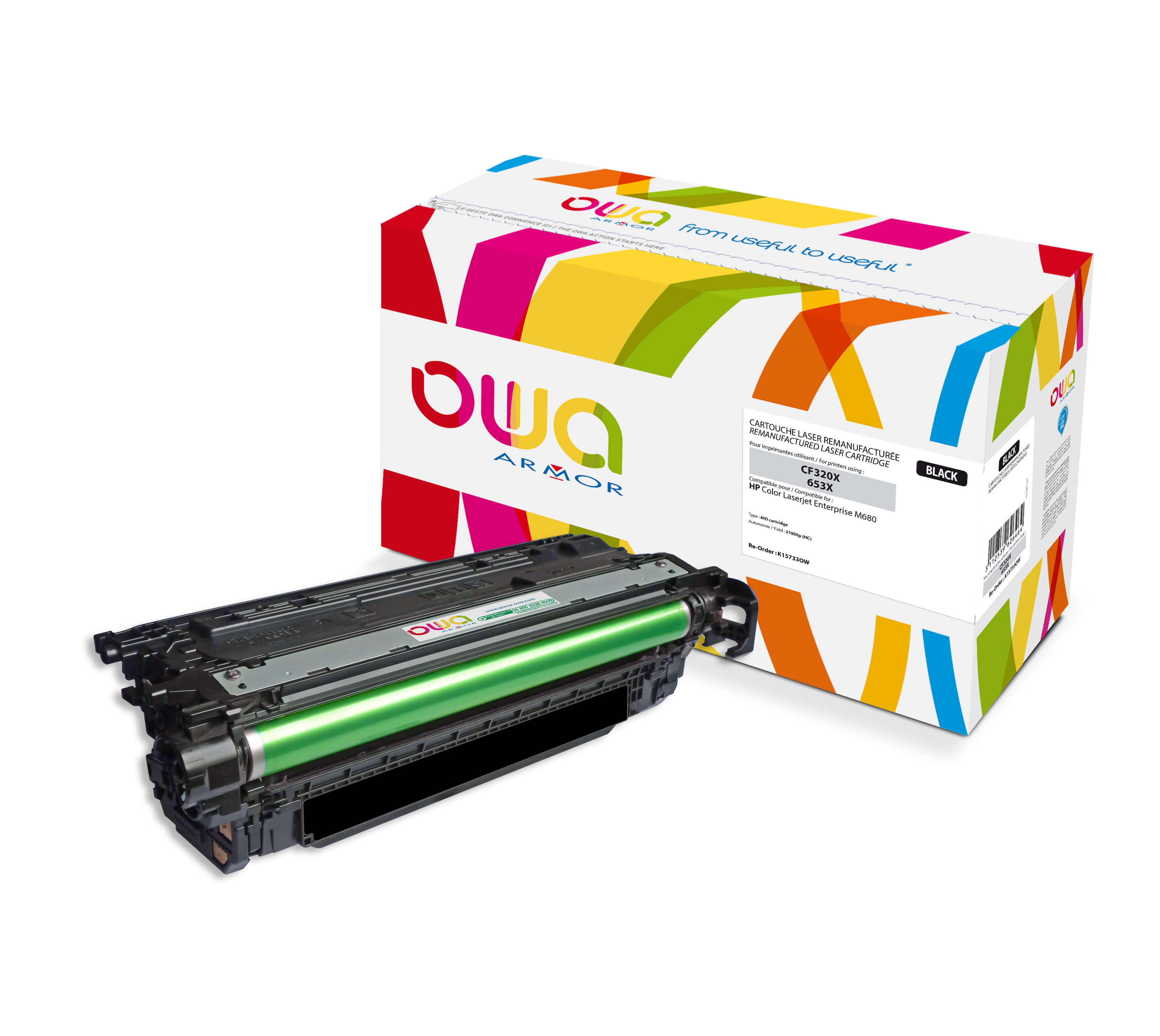 OWA Armor toner kompatibilní s HP CF320X, 21000st, černá/black