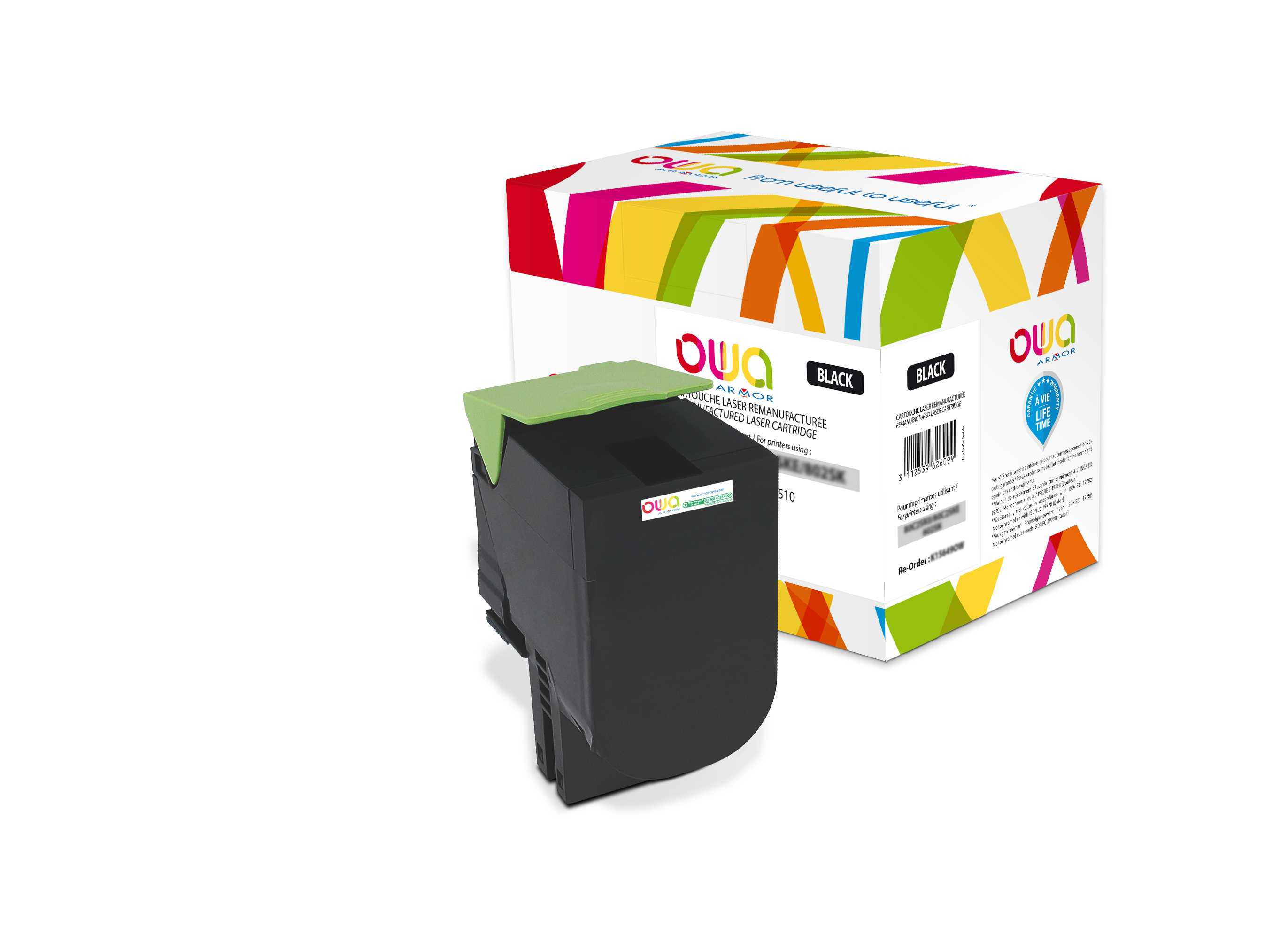 OWA Armor toner kompatibilní s Lexmark 80C2SK0, 2500st, černá/black