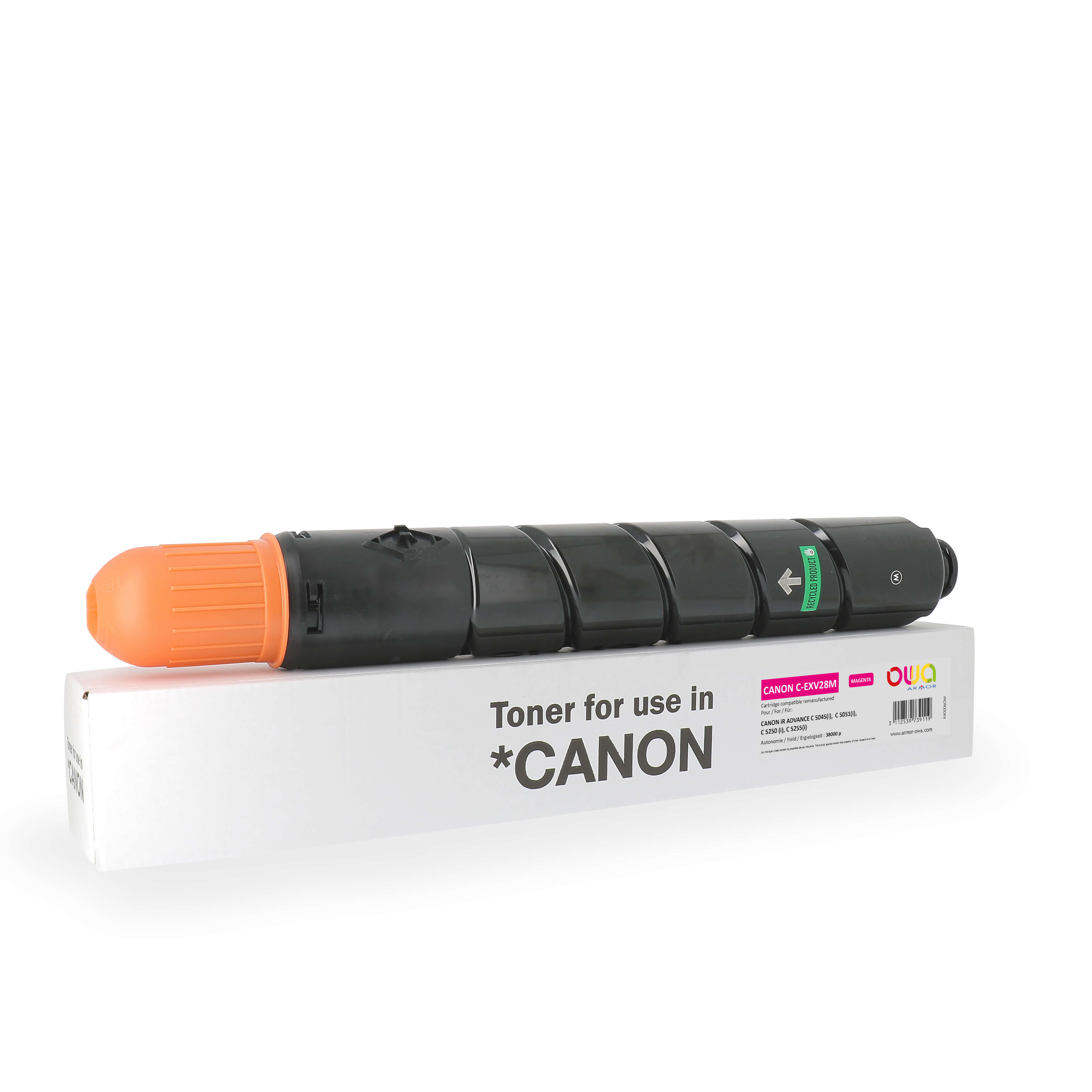 Obrázok OWA Armor toner pro Canon C-EXV28M,červený,38000s. K40006OW