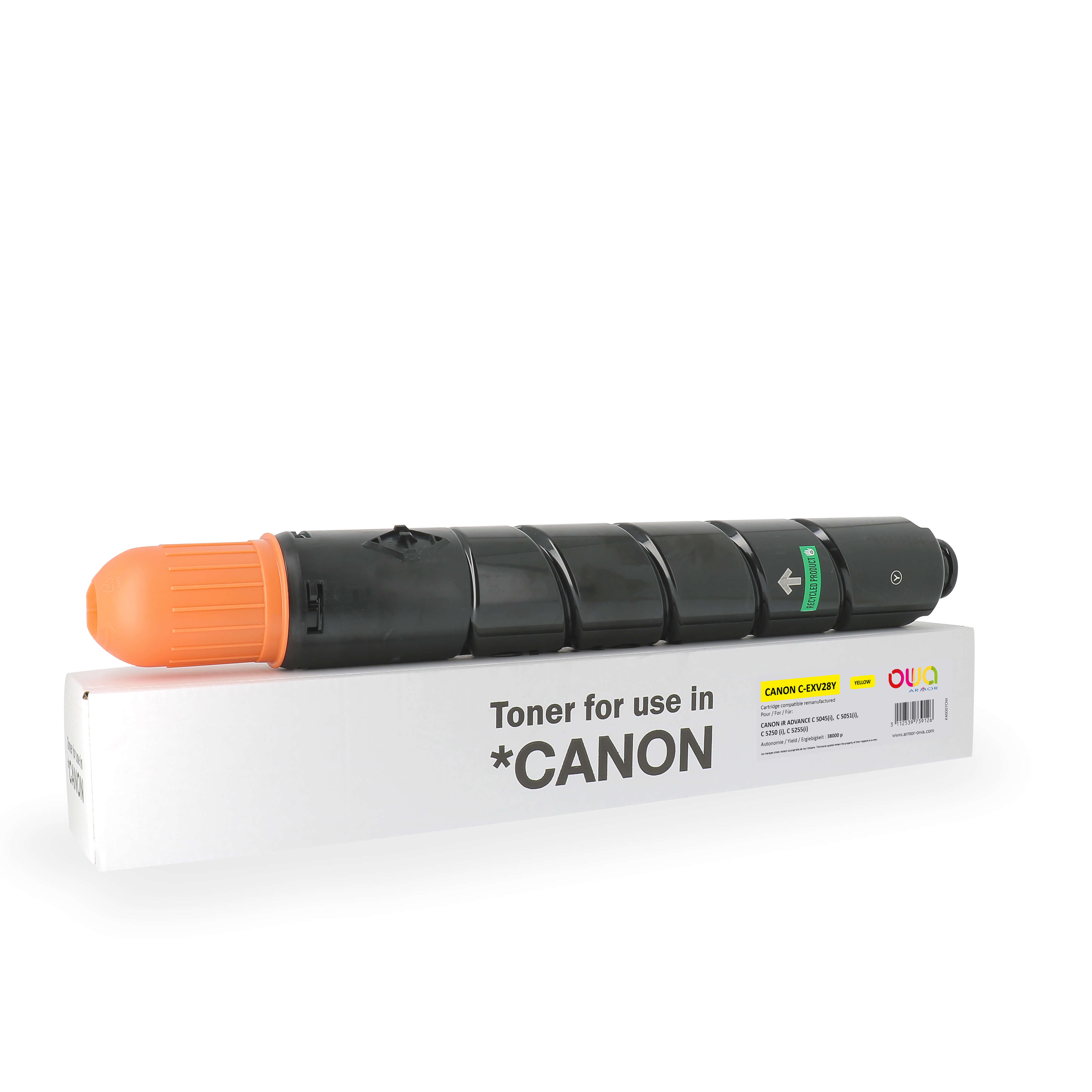 Obrázok OWA Armor toner pro Canon C-EXV28Y,žlutý,38000s. K40007OW