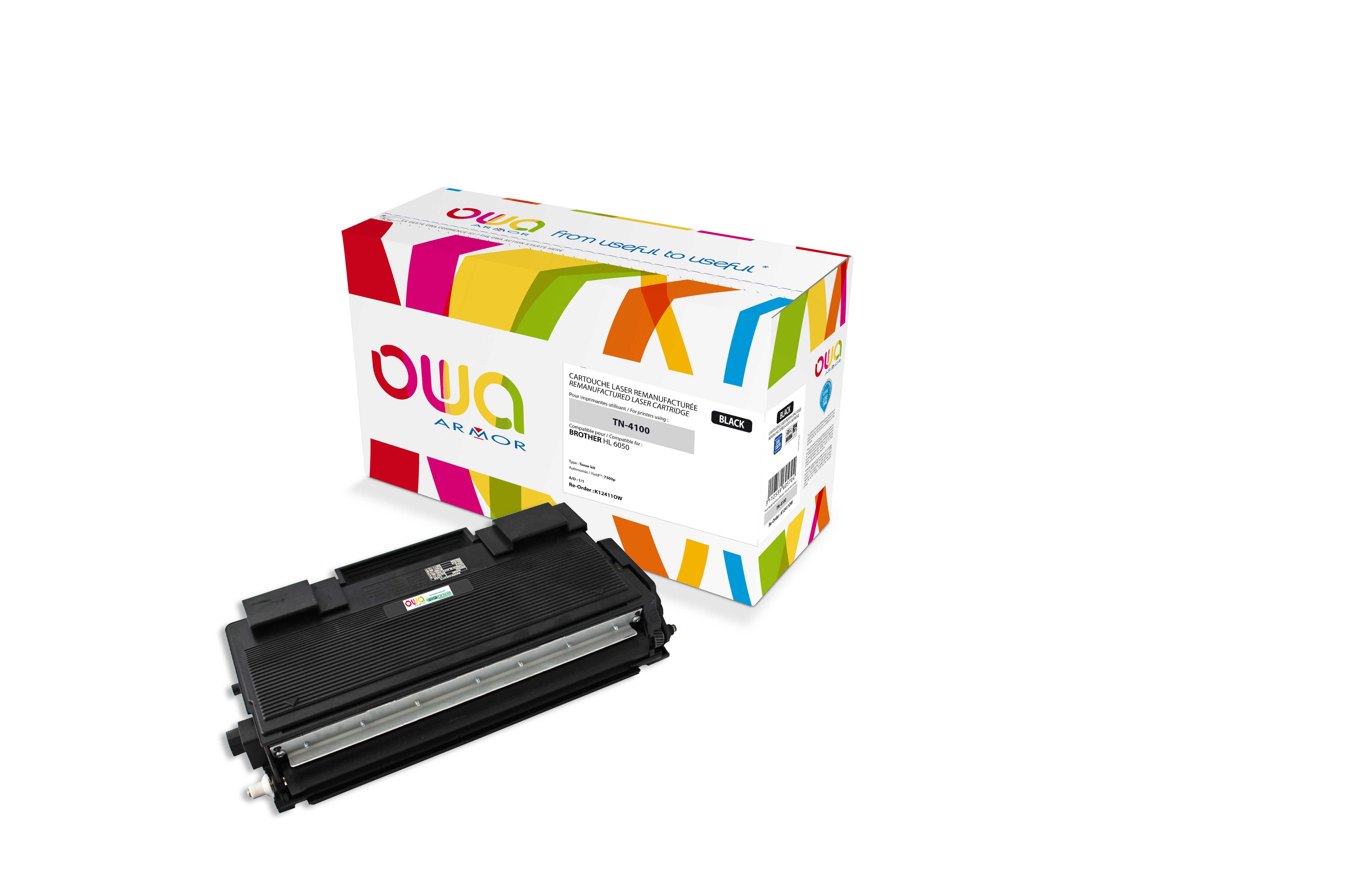OWA Armor toner kompatibilní s Brother TN-4100, 7500st, černá/black