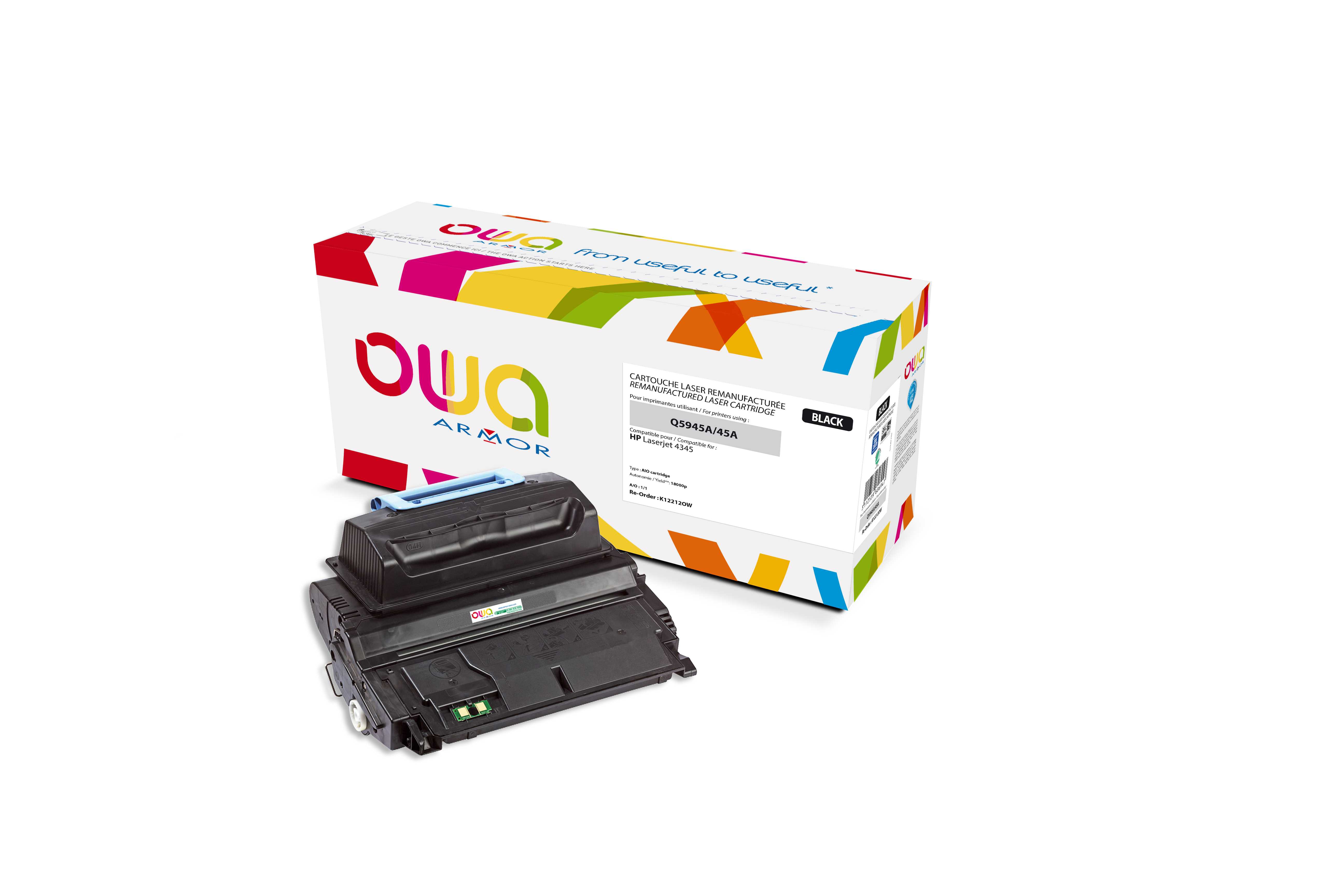 OWA Armor toner kompatibilní s HP Q5945A, 18000st,černá/black