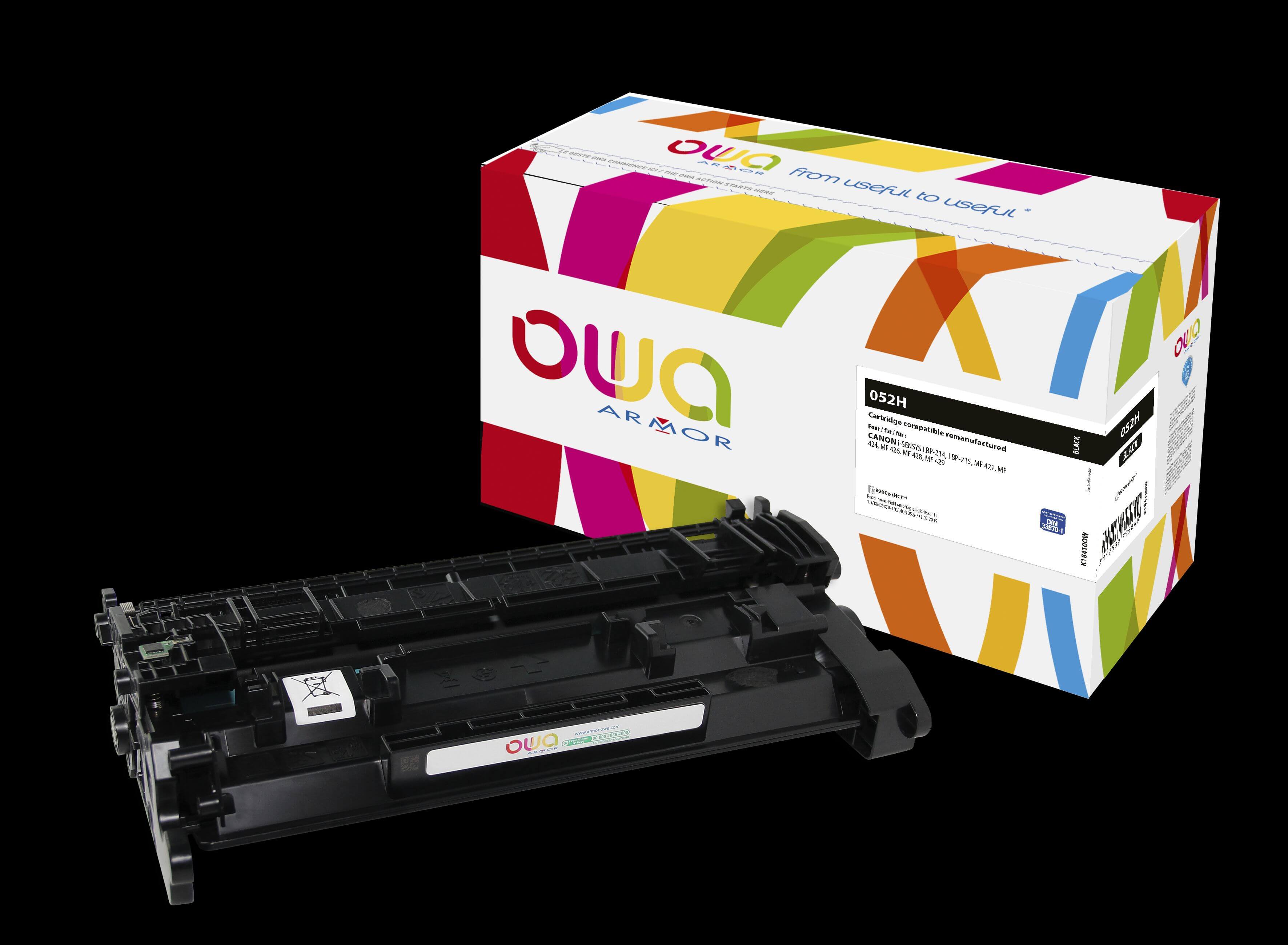 Obrázok OWA Armor toner pro CANON CRG-052H B, černá/black K18410OW