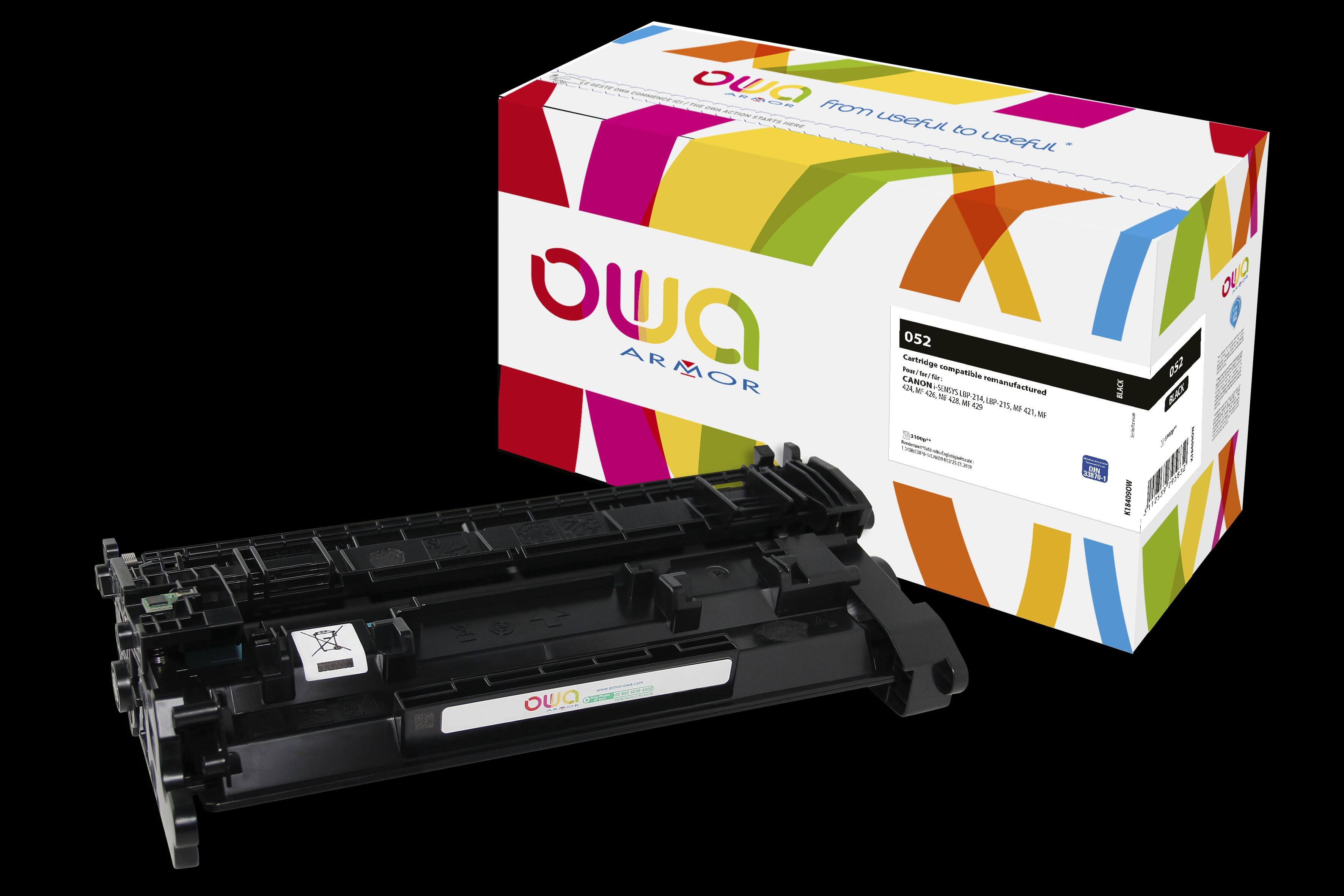 Obrázok OWA Armor toner pro CANON CRG-052 BK, černá/black K18409OW