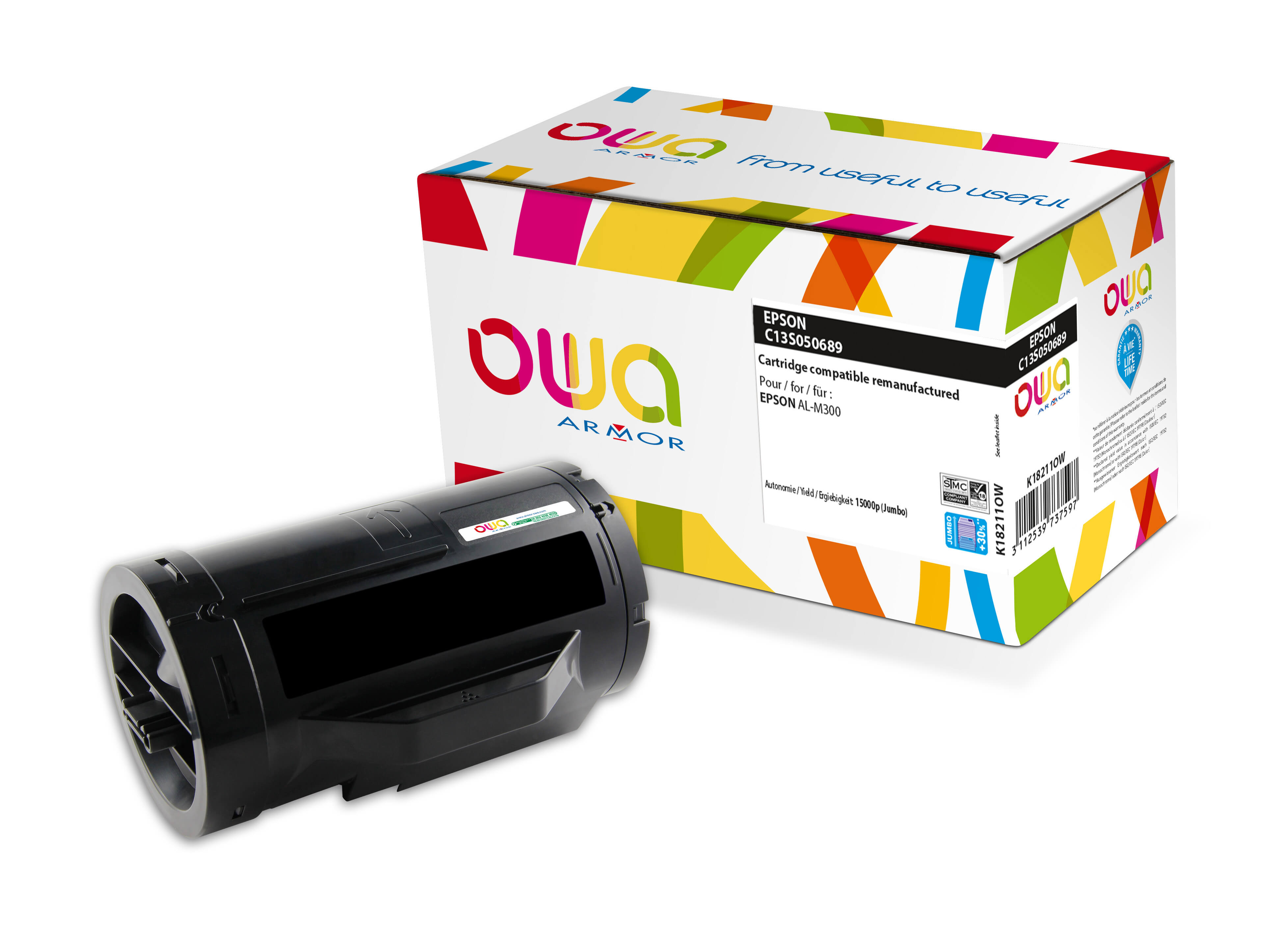 OWA Armor toner kompatibilní s EPSON C13S050691 JUMBO, černá/black