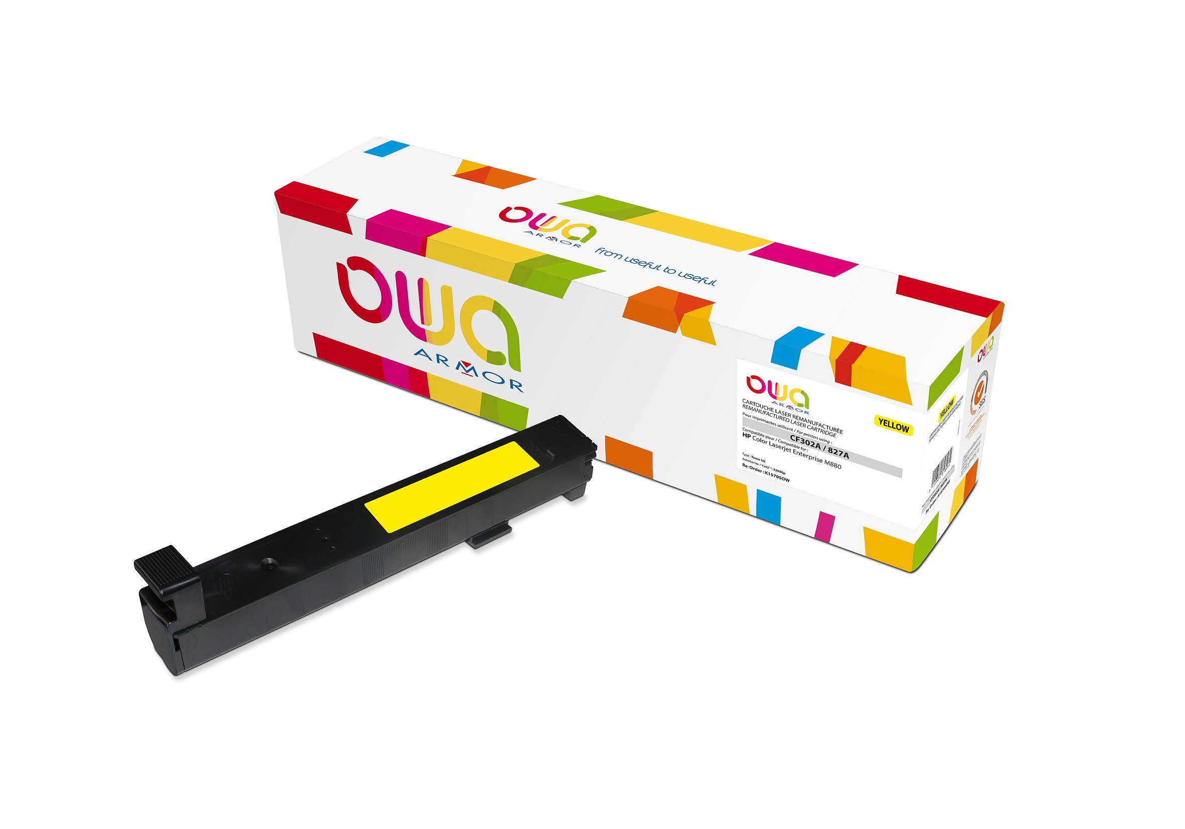 OWA Armor toner kompatibilní s HP CF302A, 32000st, žlutá/yellow