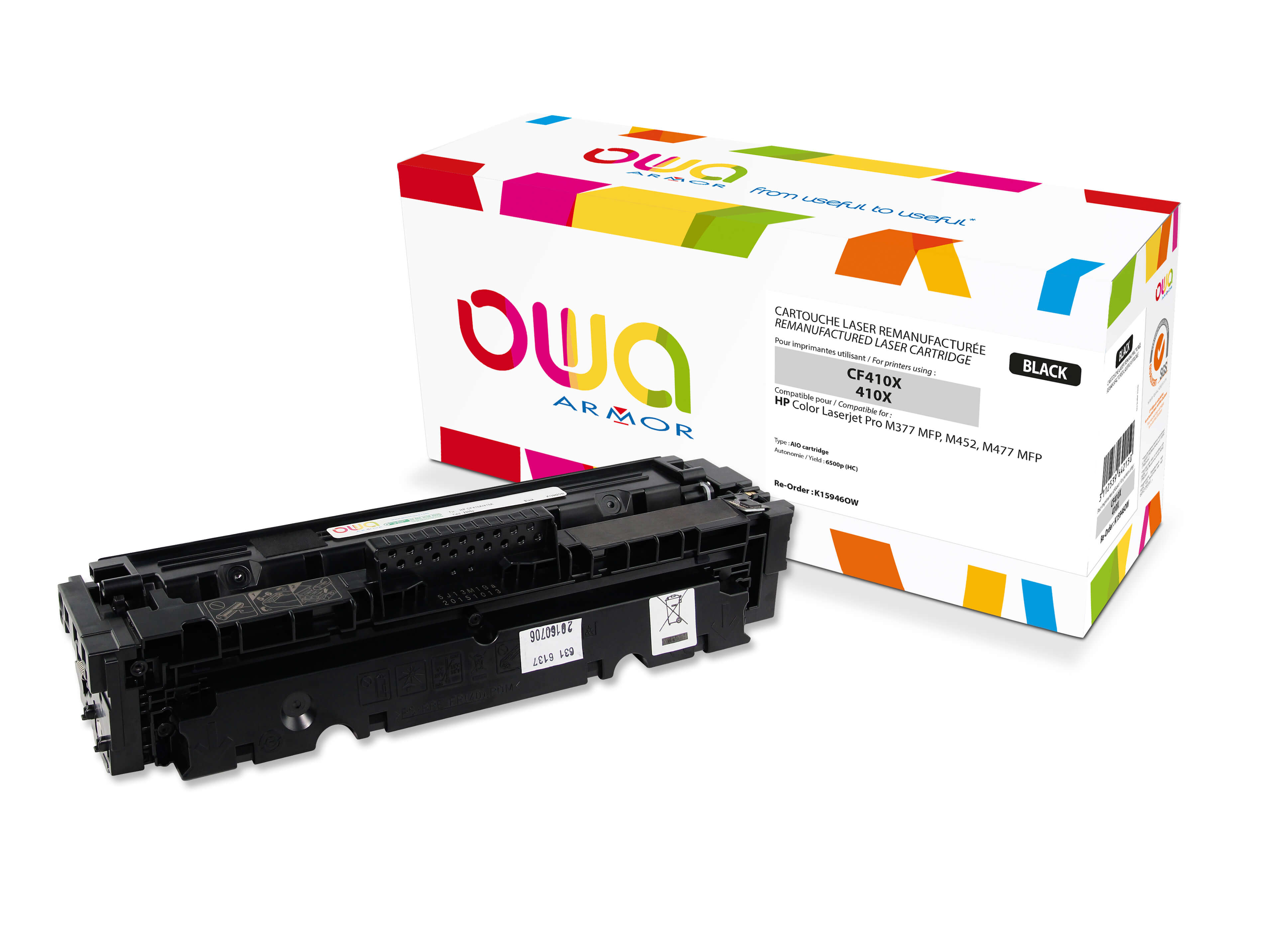 OWA Armor toner kompatibilní s HP CF410X, 6500st, černá/black