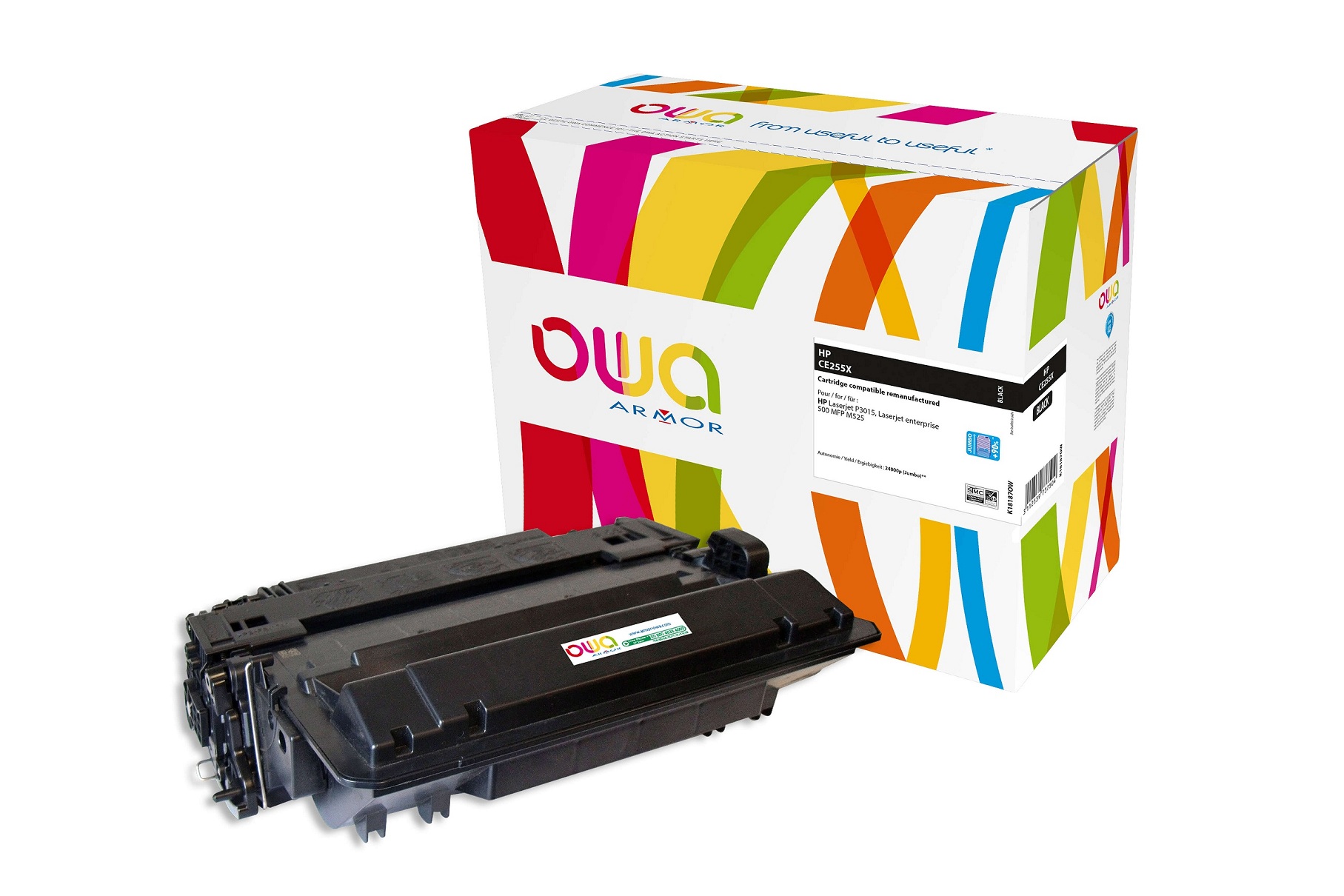 OWA Armor toner kompatibilní s HP CE255X JUMBO, černá/black