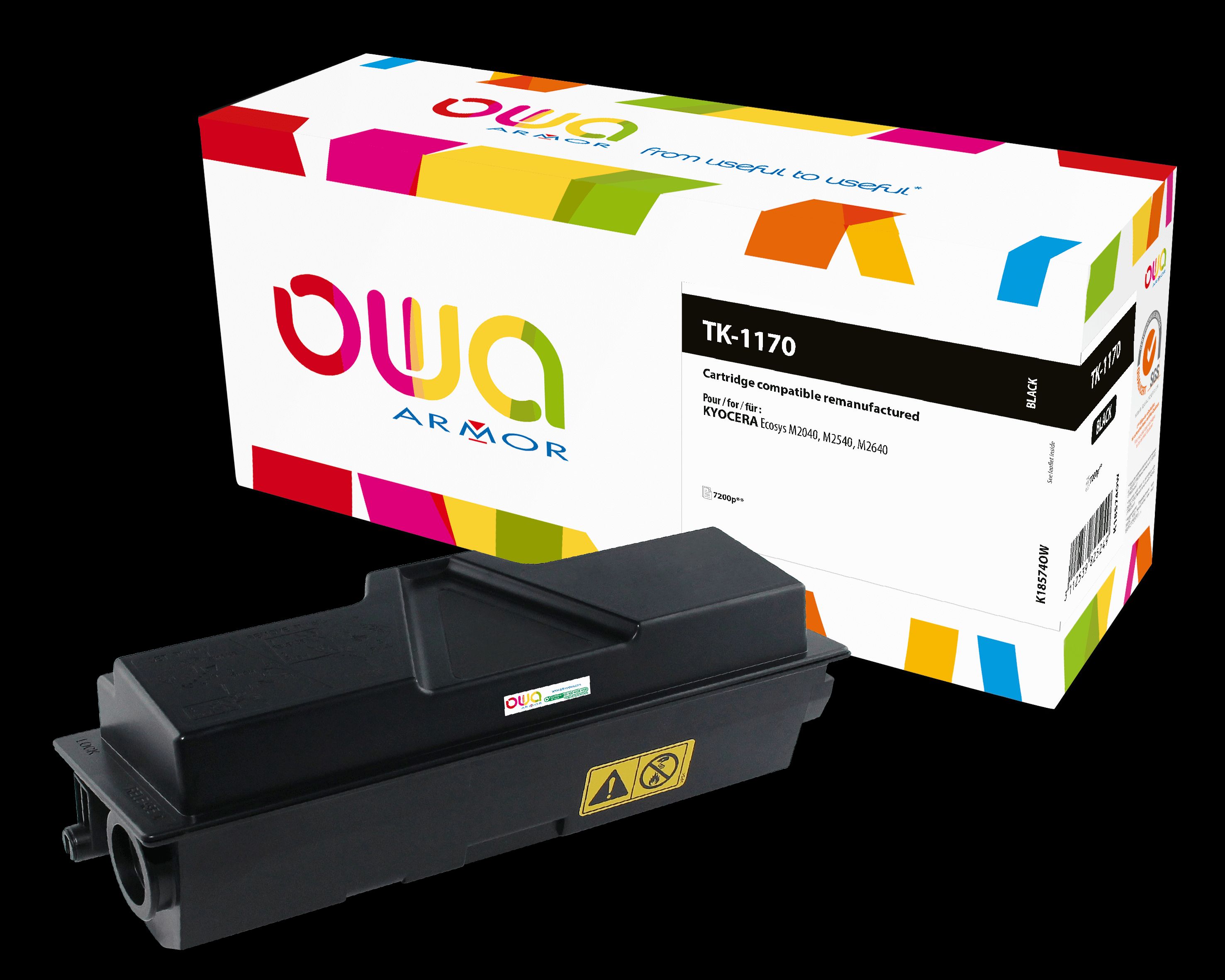 OWA Armor toner kompatibilní s KYOCERA TK1170, černá/black