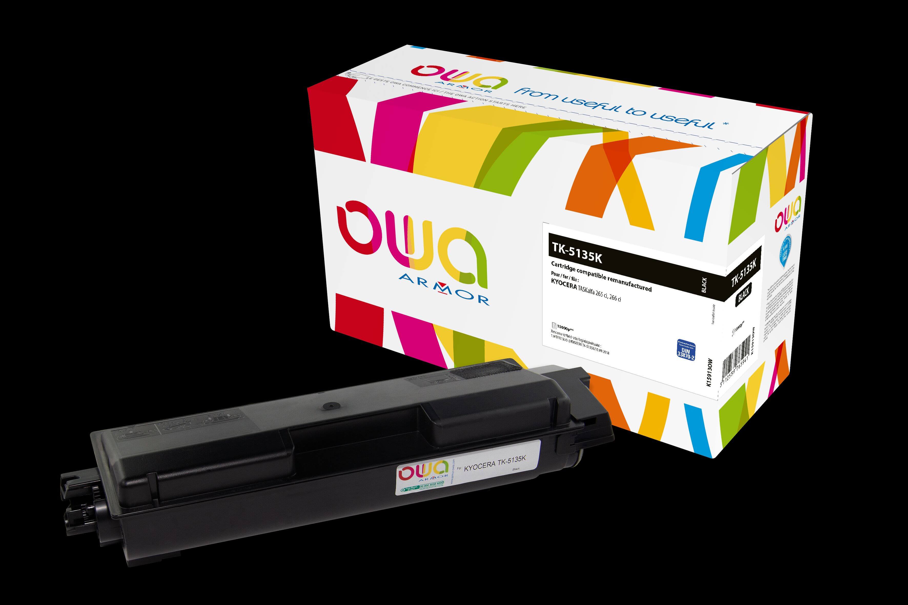 OWA Armor toner kompatibilní s Kyocera TK-5135K, 10000st, černá/black