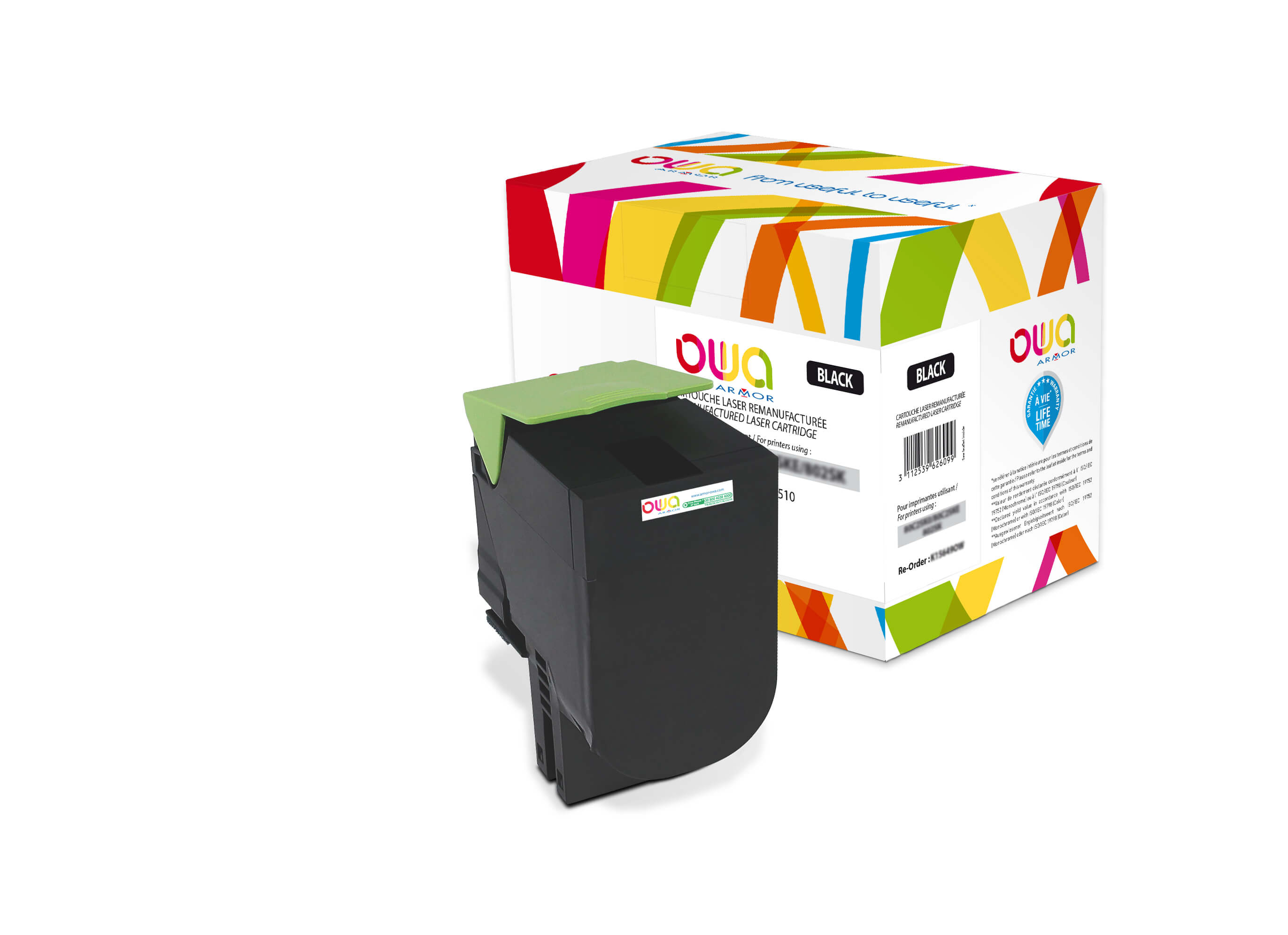 OWA Armor toner kompatibilní s Lexmark 80C2HK0, 4000st, černá/black