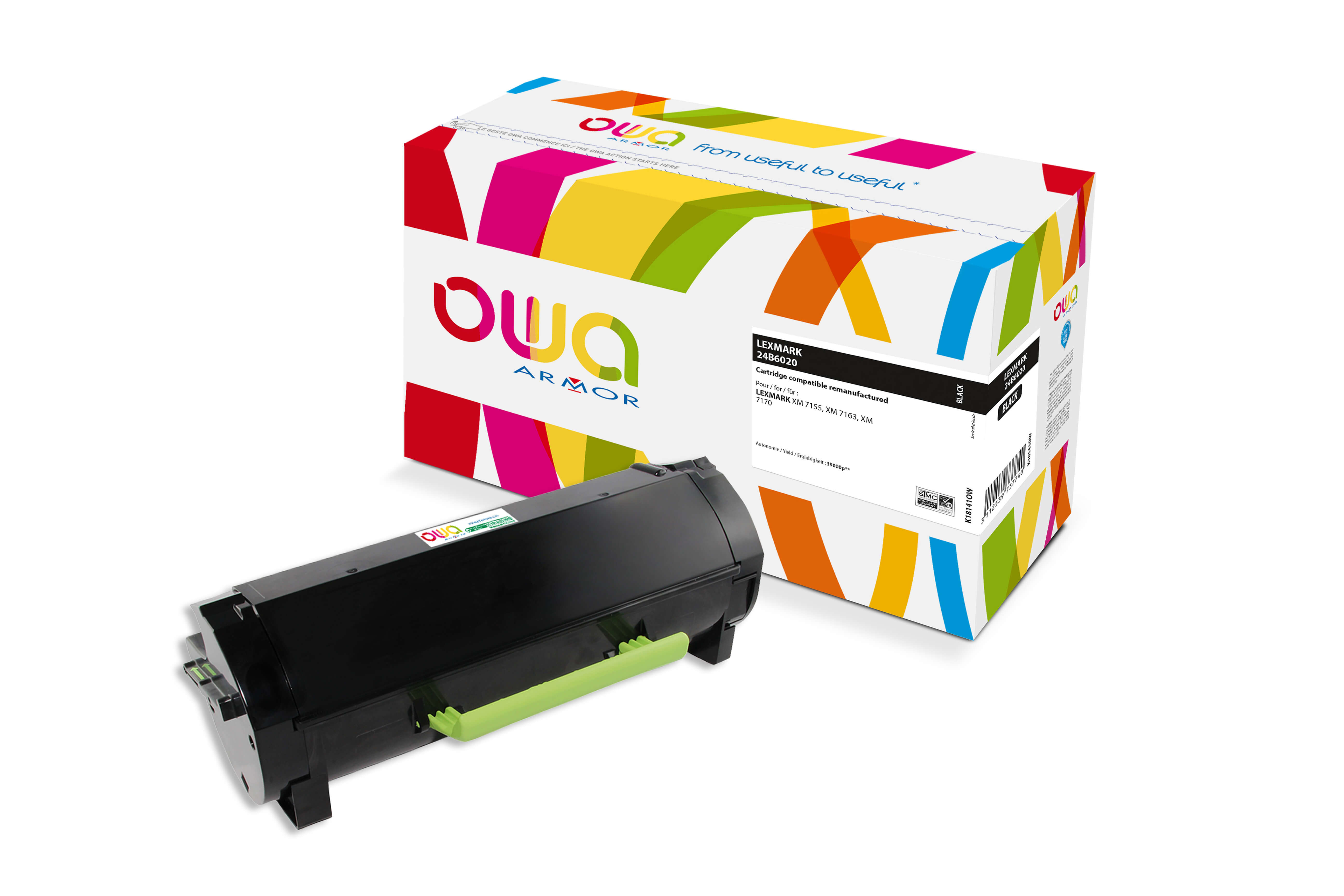 OWA Armor toner kompatibilní s LEXMARK 24B6020, černá/black