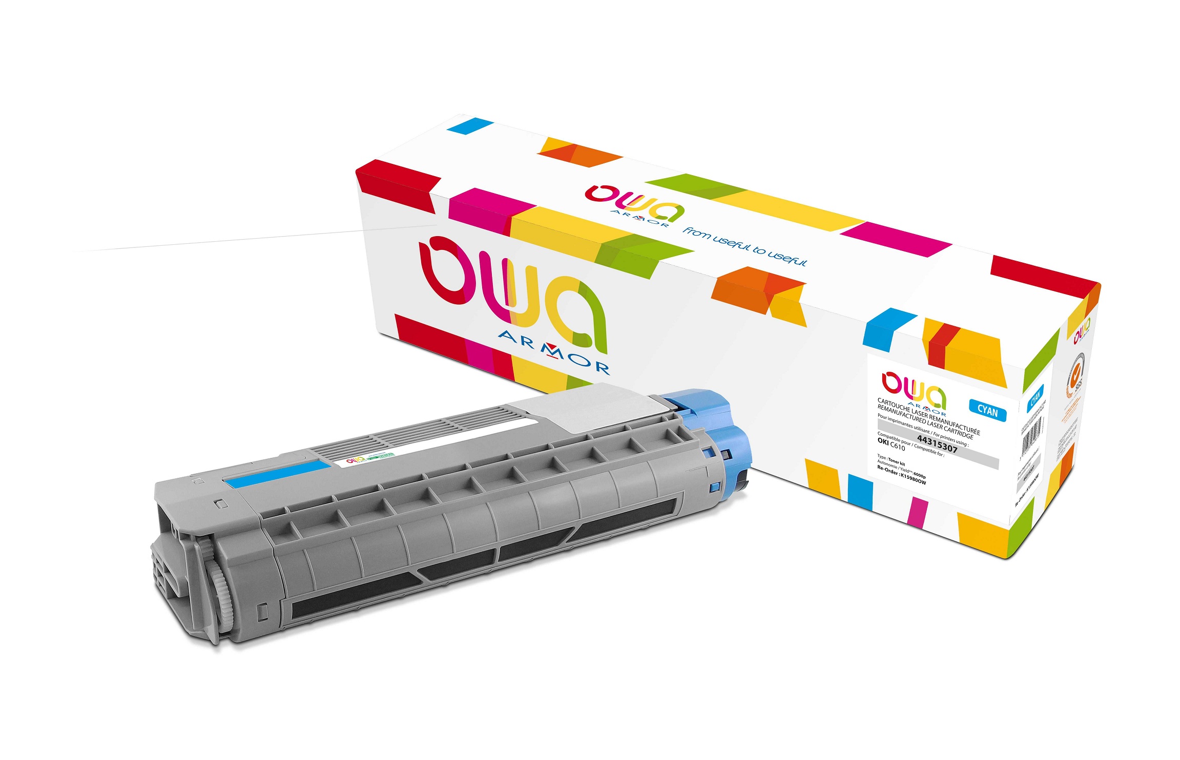 Obrázok OWA Armor toner pro OKI 44315307, modrá/cyan K15980OW