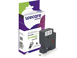 WECARE ARMOR páska kompatibilní s DYMO S0720530,Black/White,12mm*7m