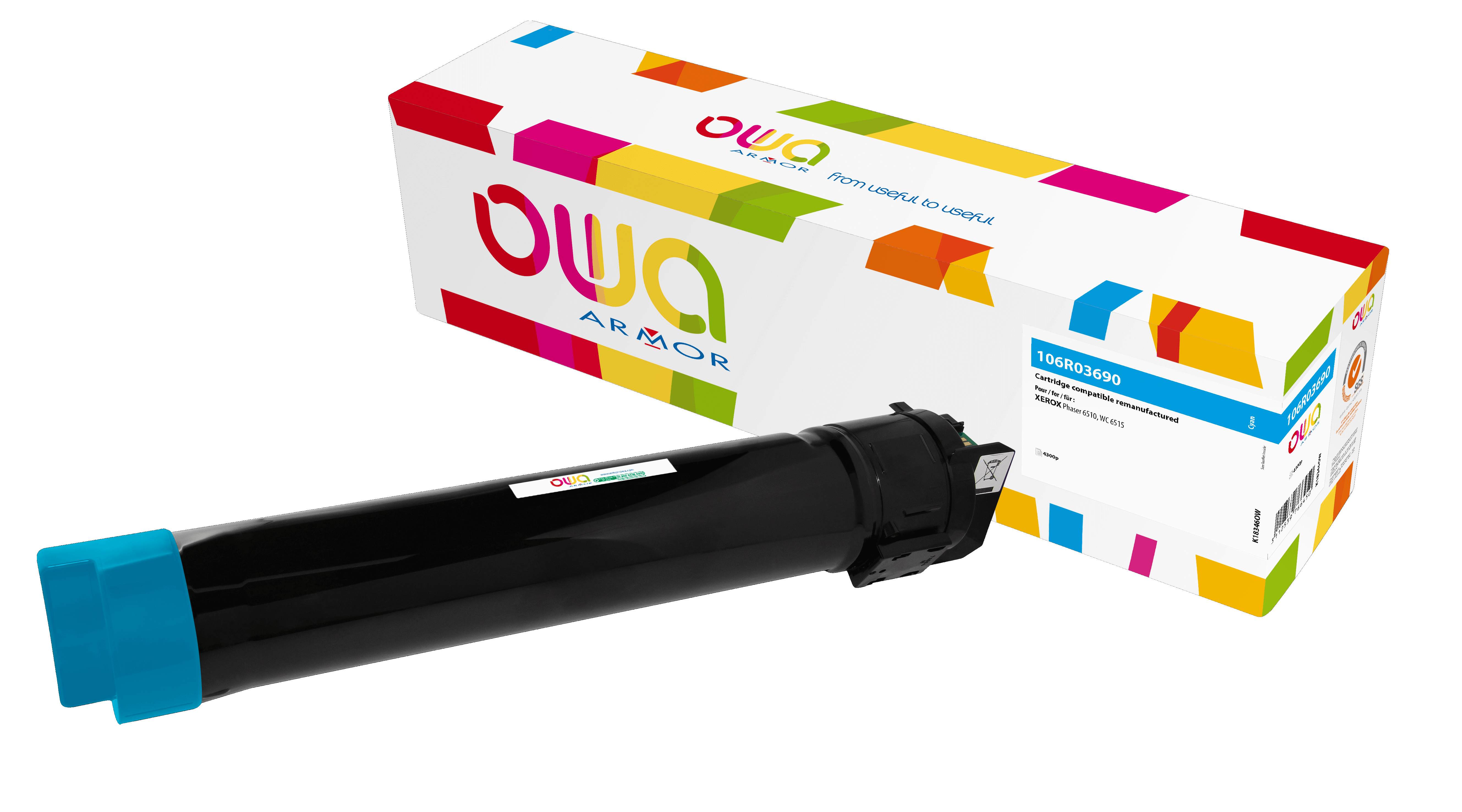 OWA Armor toner kompatibilní s XEROX 106R03693, 4300st, modrá/cyan