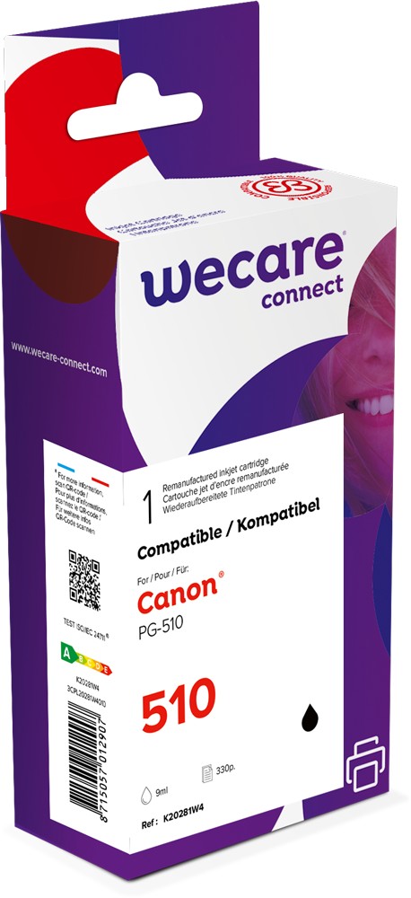 WECARE ARMOR ink pro CANON PG510,černá/black