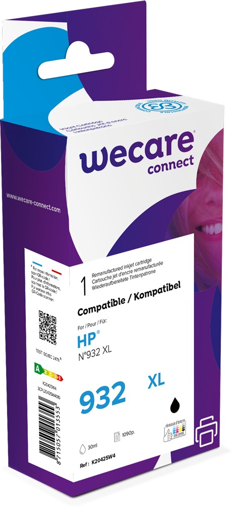 WECARE ARMOR ink kompatibilní s HP CN053AE, černá/black