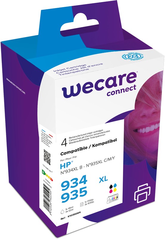 WECARE ARMOR ink sada kompatibilní s HP X4E14AE, CMYK