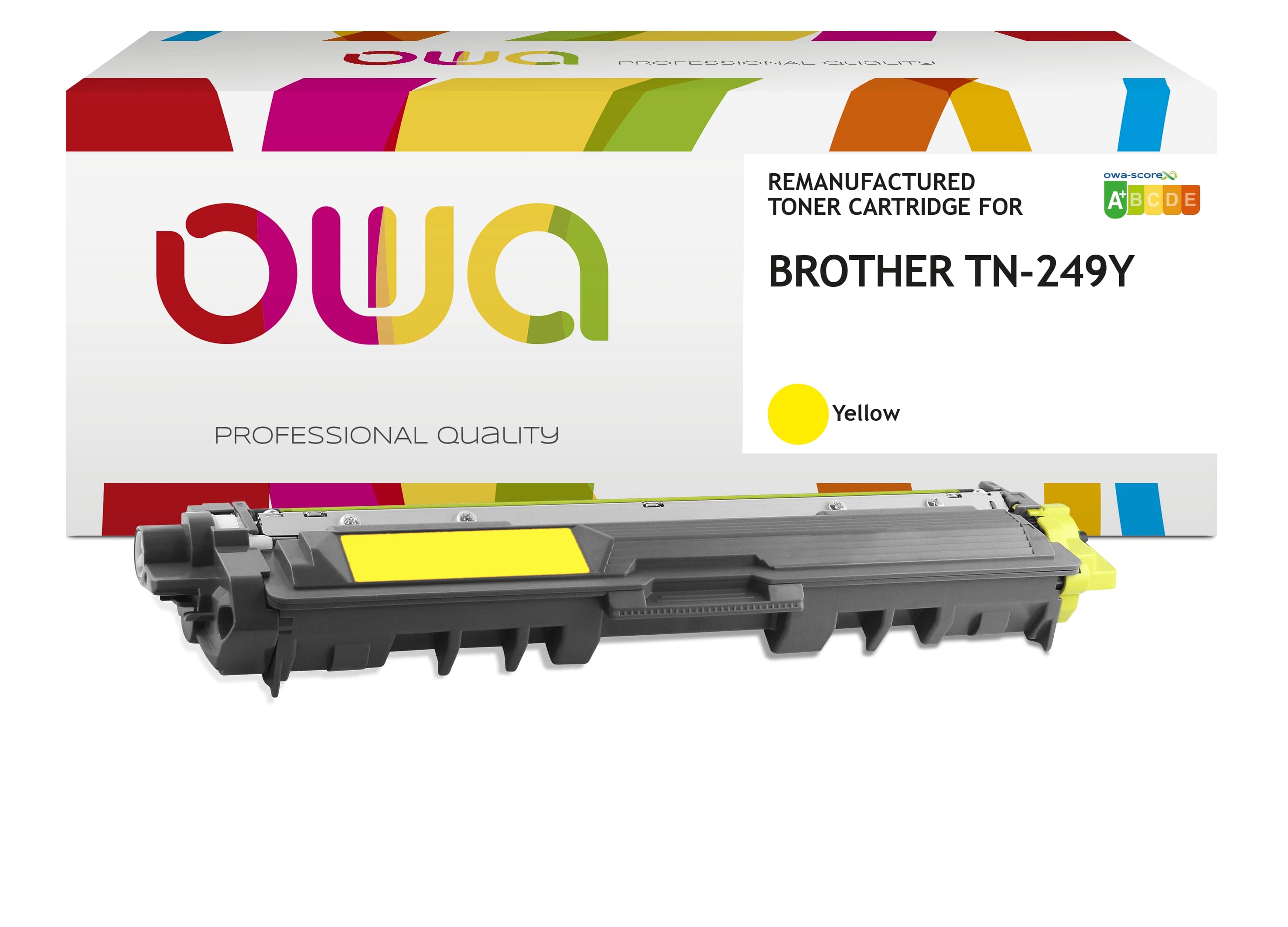 OWA Armor toner kompatibilní s Brother TN-249Y, 4000st, žlutá/yellow