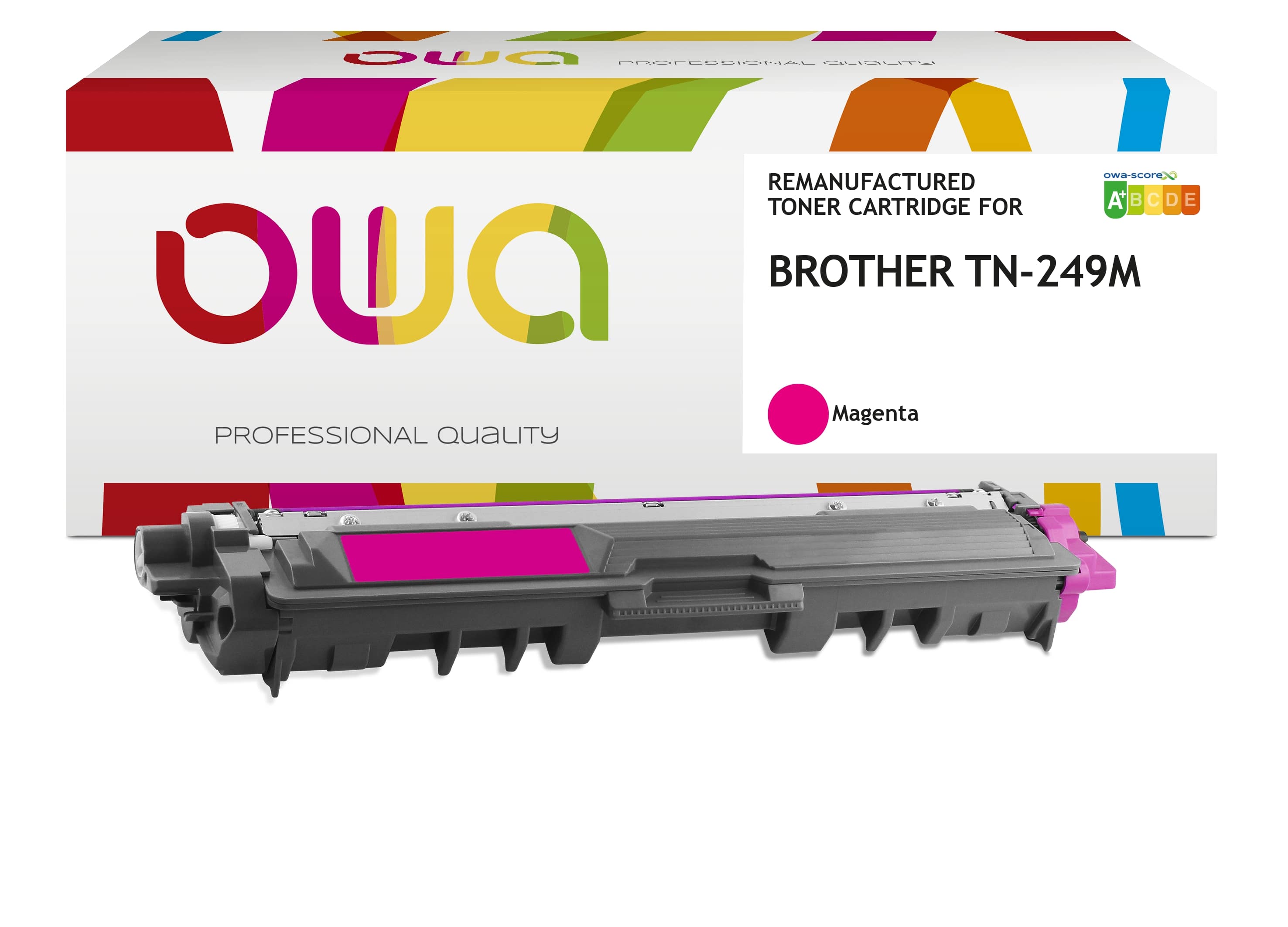 OWA Armor toner kompatibilní s Brother TN-249M, 4000st, červená/magenta
