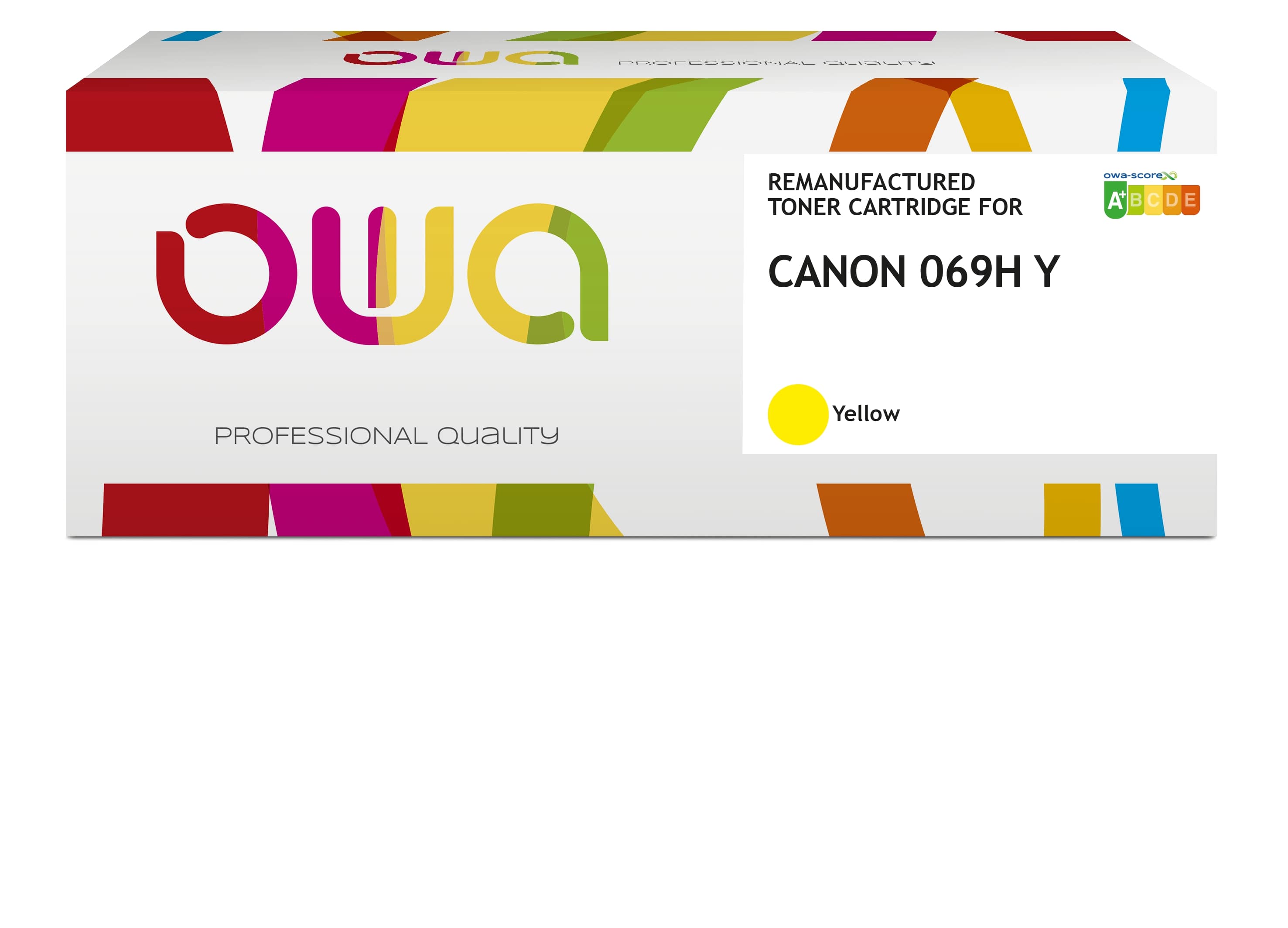 OWA Armor toner kompatibilní s Canon CRG-069H Y, 5500st, žlutá/yellow