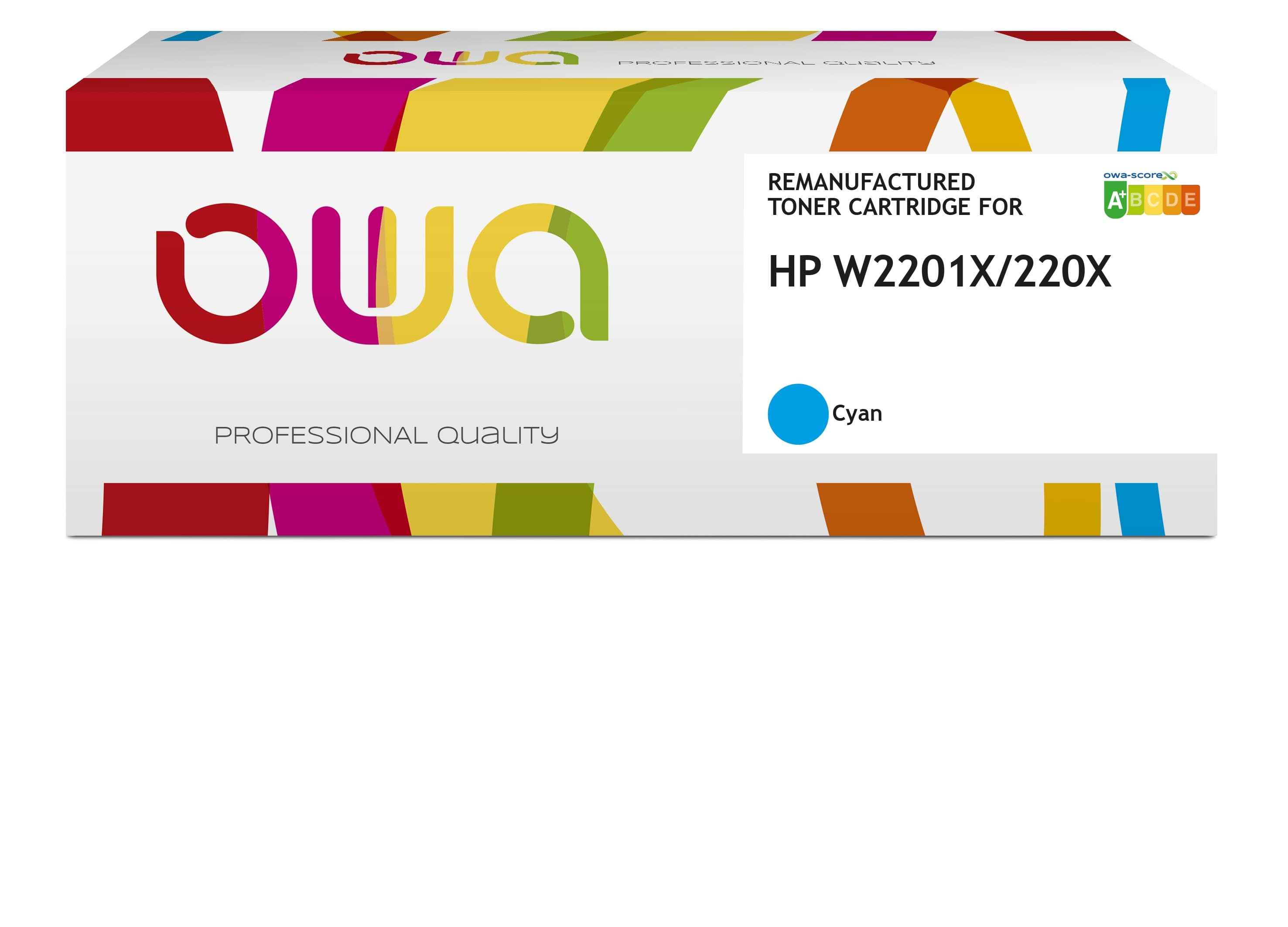 OWA Armor toner kompatibilní s HP W2201X, 220X, 5500st, modrá/cyan