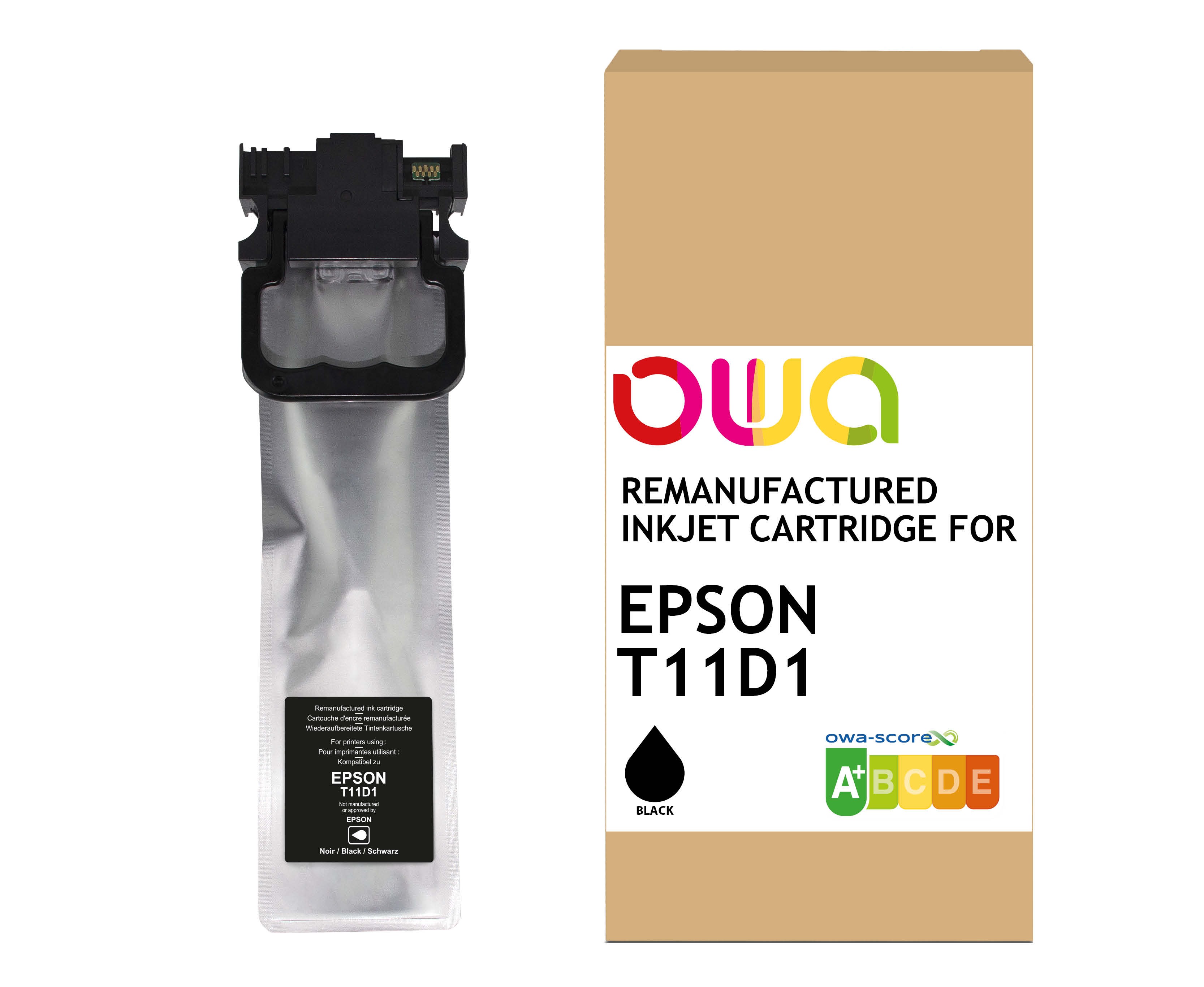 OWA ARMOR ink kompatibilní s EPSON C13T11D140, černá/black