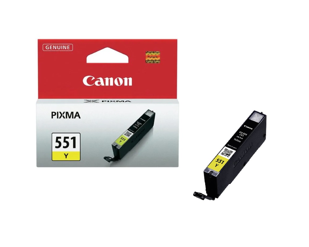 Canon CLI-551 Y, žlutá