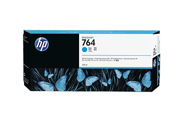 HP no 764 azurová ink. kazeta, C1Q13A