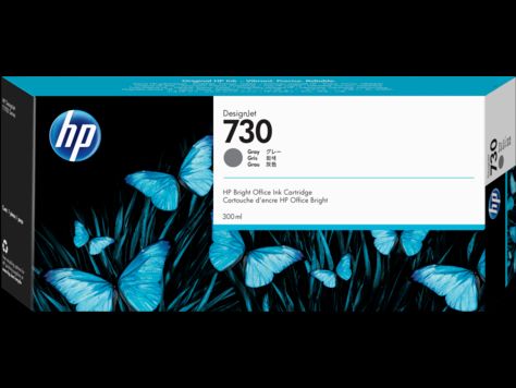 HP 730 300-ml Gray Ink Cartridge