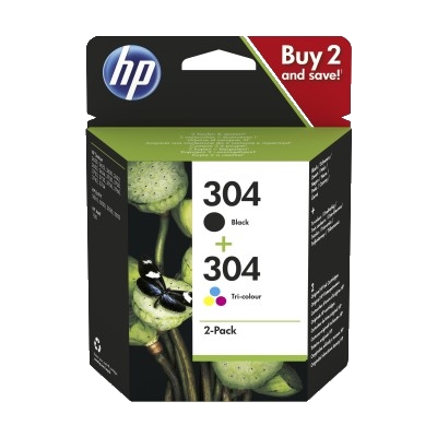 Obrázok HP 3JB05AE č. 304 multipack černá+tri-color