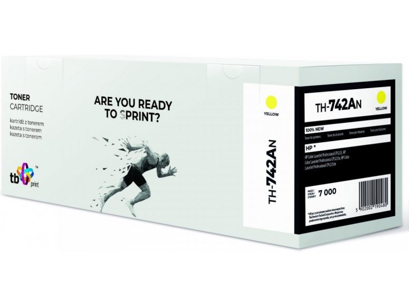 Toner TB kom. s HP CLJ CP5225, Yellow
