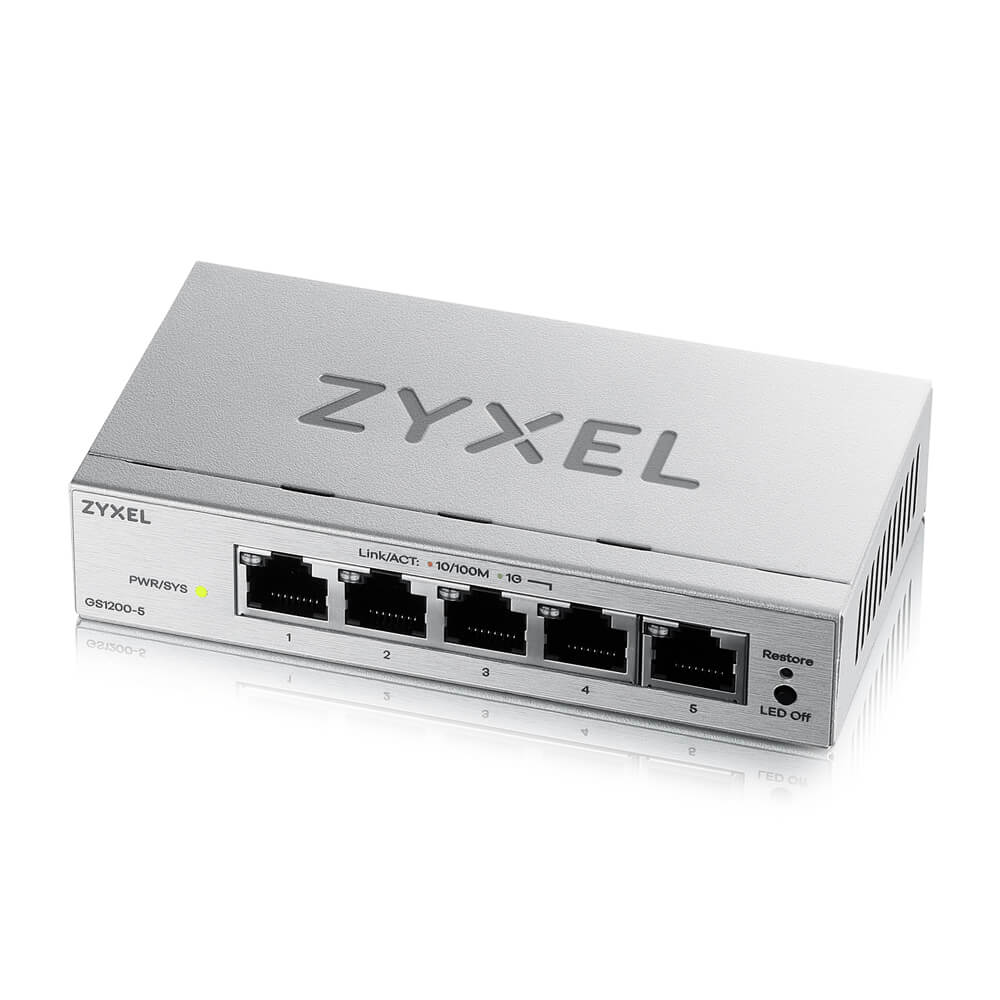 SWITCH ZYXEL 5P LAN GIGABIT...