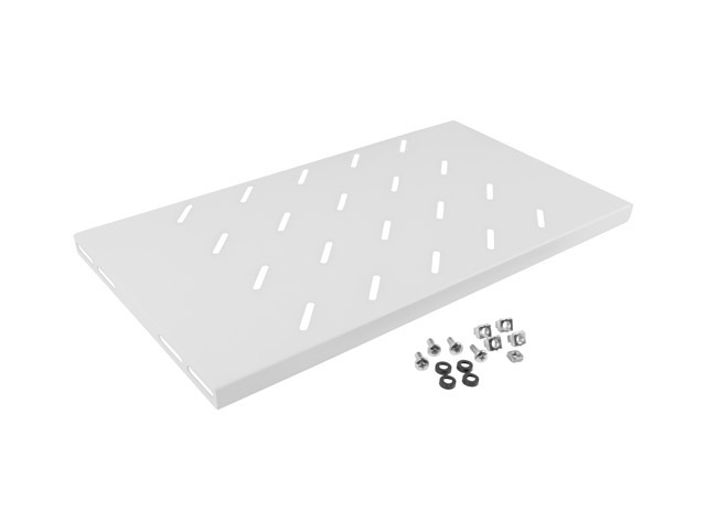 LANBERG 19'' PEVNÁ POLICE 1U/486X270MM MAX. NOSNOST DO 120 KG ŠEDÁ