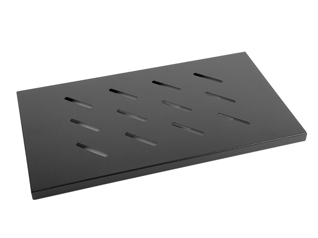 LANBERG 19'' PEVNÁ POLICE 1U/465X315MM MAX. NOSNOST DO 120 KG ČERNÁ