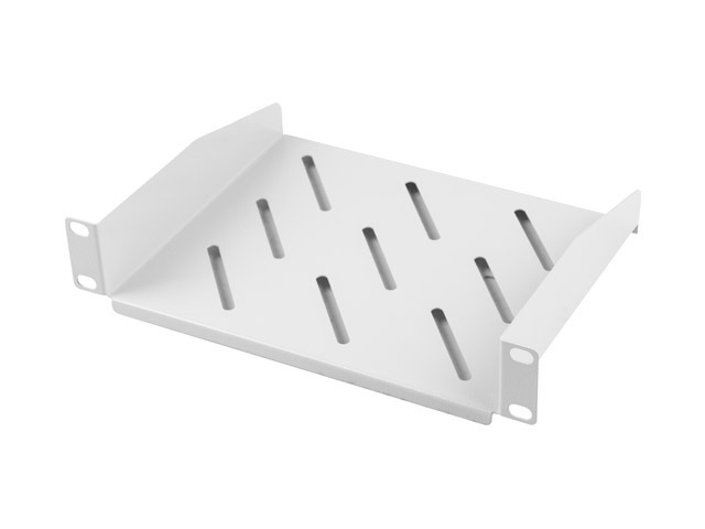 LANBERG 10'' PEVNÁ POLICE 1U/254X180MM MAX. NOSNOST DO 20 KG ŠEDÁ