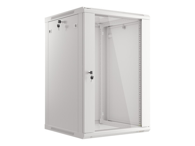 LANBERG 19'' RACKOVÁ SKŘÍŇ PRO MONTÁŽ NA STĚNU 18U/600X600 (FLAT PACK) ŠEDÁ V2