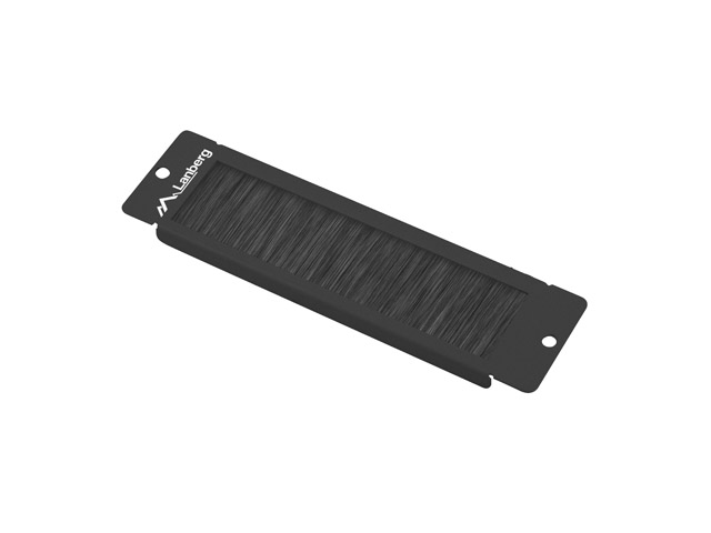 10'' KARTÁČOVÝ PANEL PRO VSTUP KABELŮ ČERNÝ LANBER