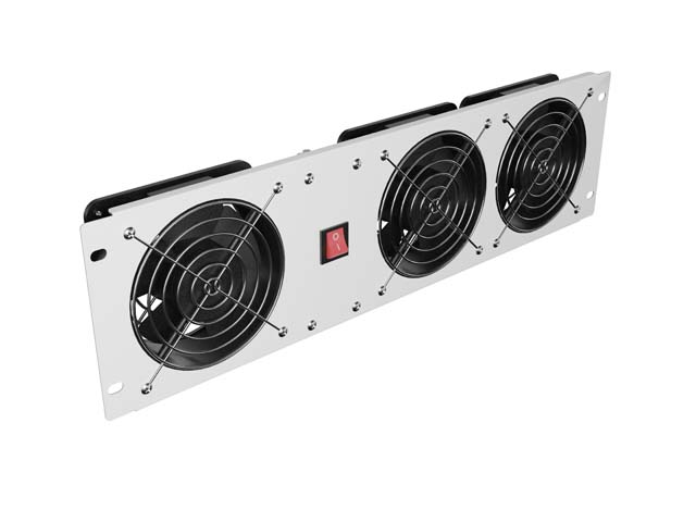 VERTIKÁLNÍ VENTILAČNÍ PANEL 19?? 3U PRO RACK TŘI V