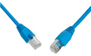 Obrázok Patch kabel CAT5E SFTP PVC 2m modrý C5E-315BU-2MB