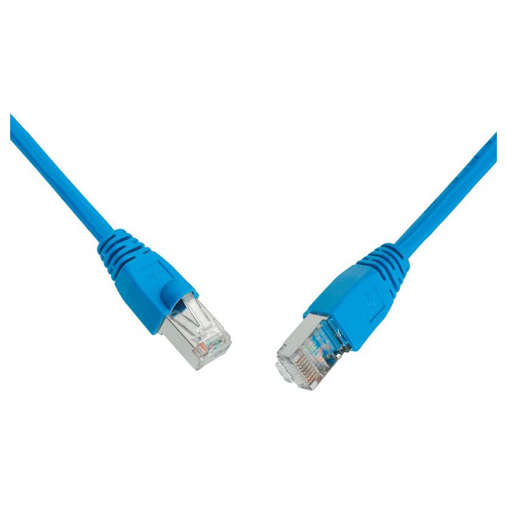 Obrázok Patch kabel CAT5E SFTP PVC 10m modrý