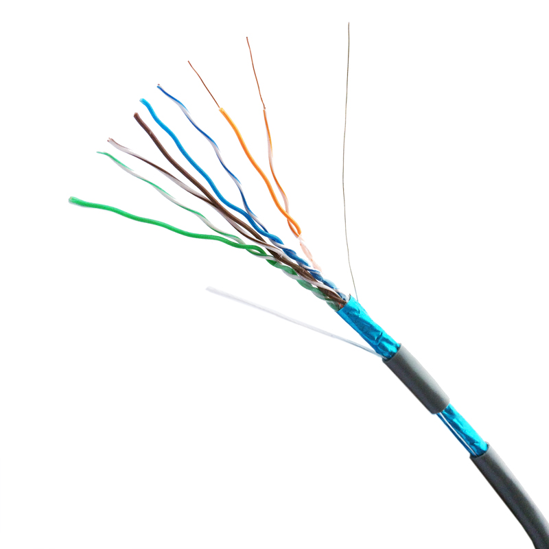 DATACOM FTP Cat5e PVC kabel 305m (drát), šedý