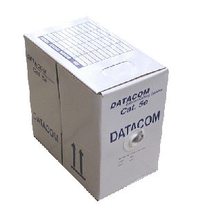 Obrázok DATACOM UTP drát CAT5E PVC 305m box šedý, EA-1100