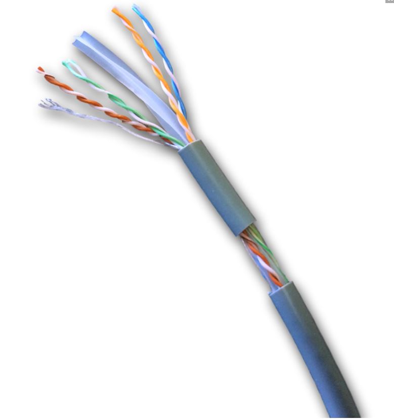 Obrázok DATACOM UTP flex,Cat6 PVC,šedý,305m,lanko 1175