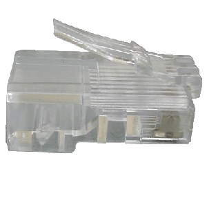 Obrázok 100-pack, Datacom, RJ45, CAT6, UTP, 8p8c, netienený, skladaný, pre drôt (4130)