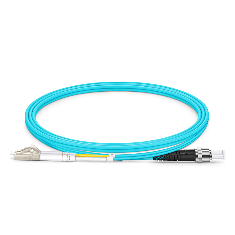 Optický patch cord Duplex LC-ST 50/125 10m MM OM4