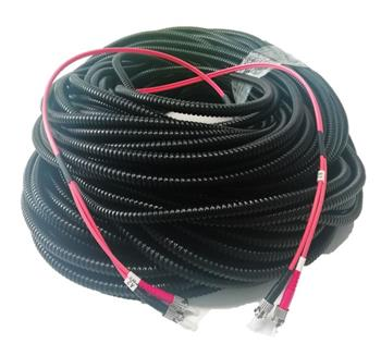 Předkonektorovaný optický kabel, 2+2LC 9/125um SM,160m
