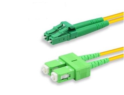 Patchcord FO duplex LC/APC-SC/APC  9/125um SM, 7m, OS2
